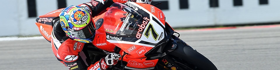 Superbike dünya şampiyonasında yarışan Ducati yarışçısı