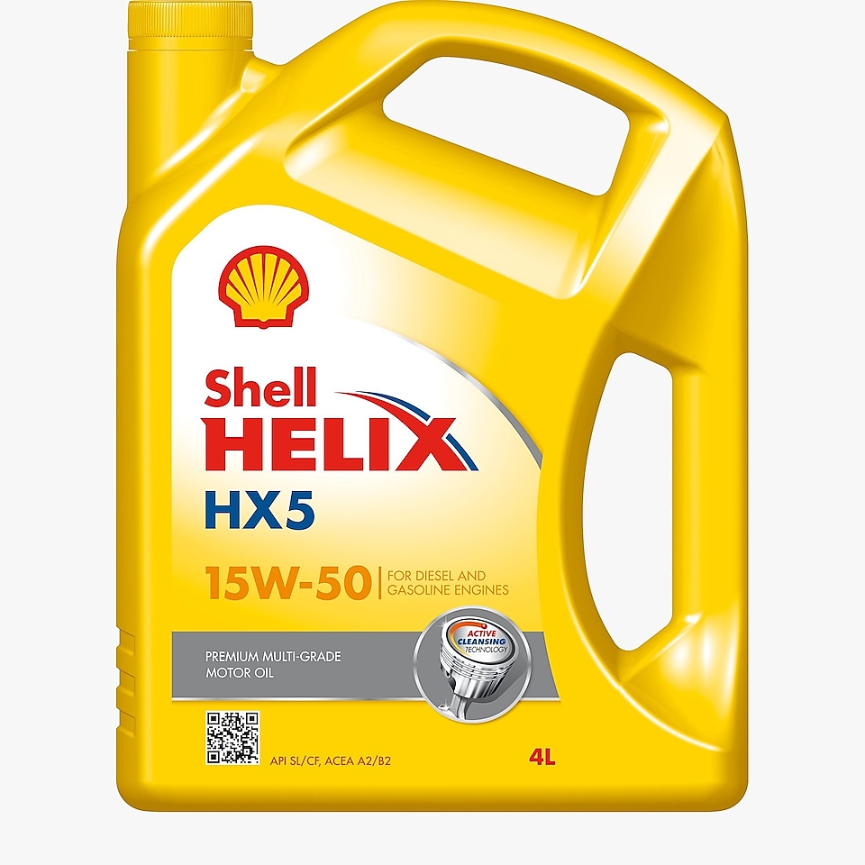 Shell Helix HX5 15W-50 ürün fotoğrafı