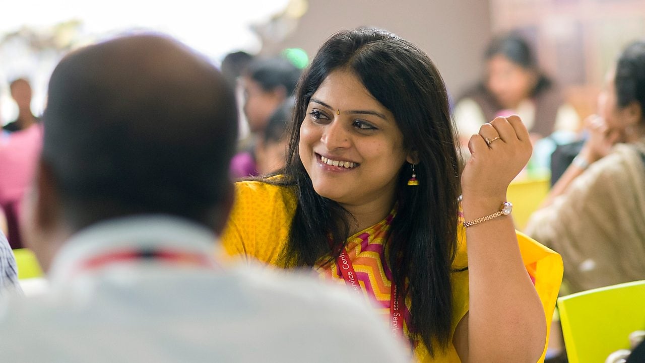 Shell çalışanları öğle yemeğinde