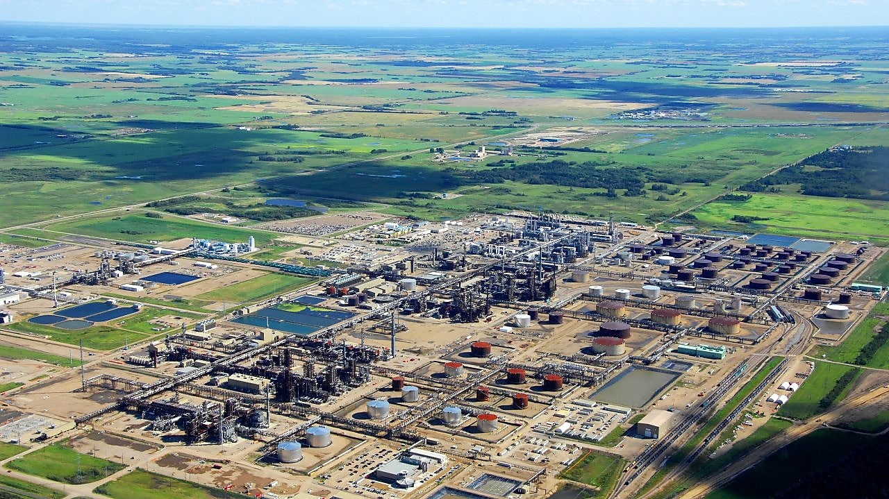 Kanada'daki Quest CCS projesinin havadan görünümü