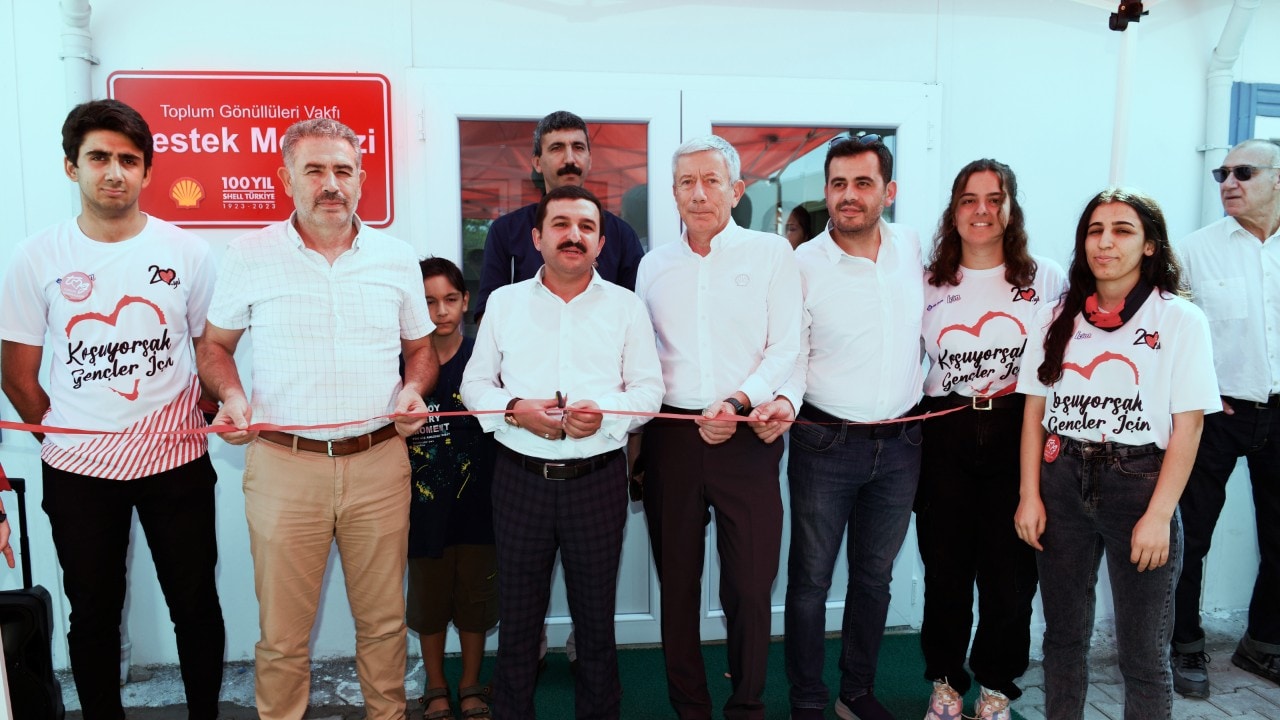 Belen Basketbol Köyü Konteyner Kent Shell Destek Merkezi açılışı