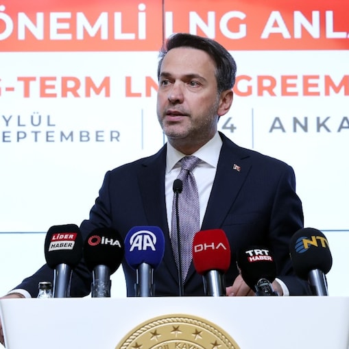 Türkiye Cumhuriyeti Enerji ve Tabii Kaynaklar Bakanı Alparslan Bayraktar.