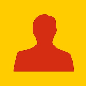 Bir erkek gövdesinin silueti