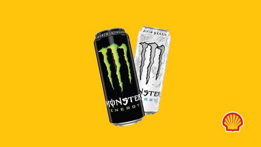 Shell ClubSmart Hep Kazan ile Monster Enerji İçeceği 2. Ürün 1 TL!