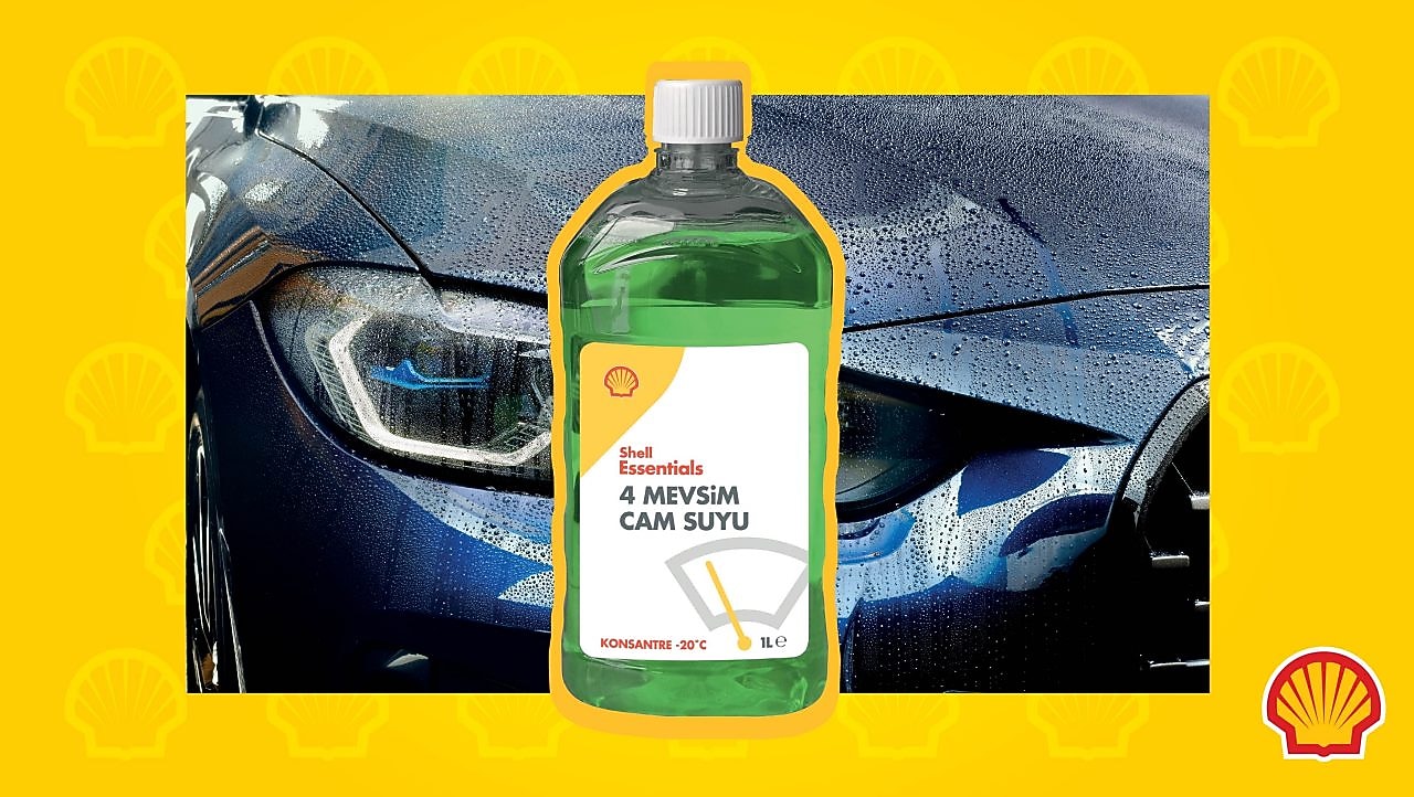 Shell ClubSmart Hep Kazan ile Araç Yıkama Hizmeti Yanında Alınacak Cam Suyu Ürünü 1 TL!