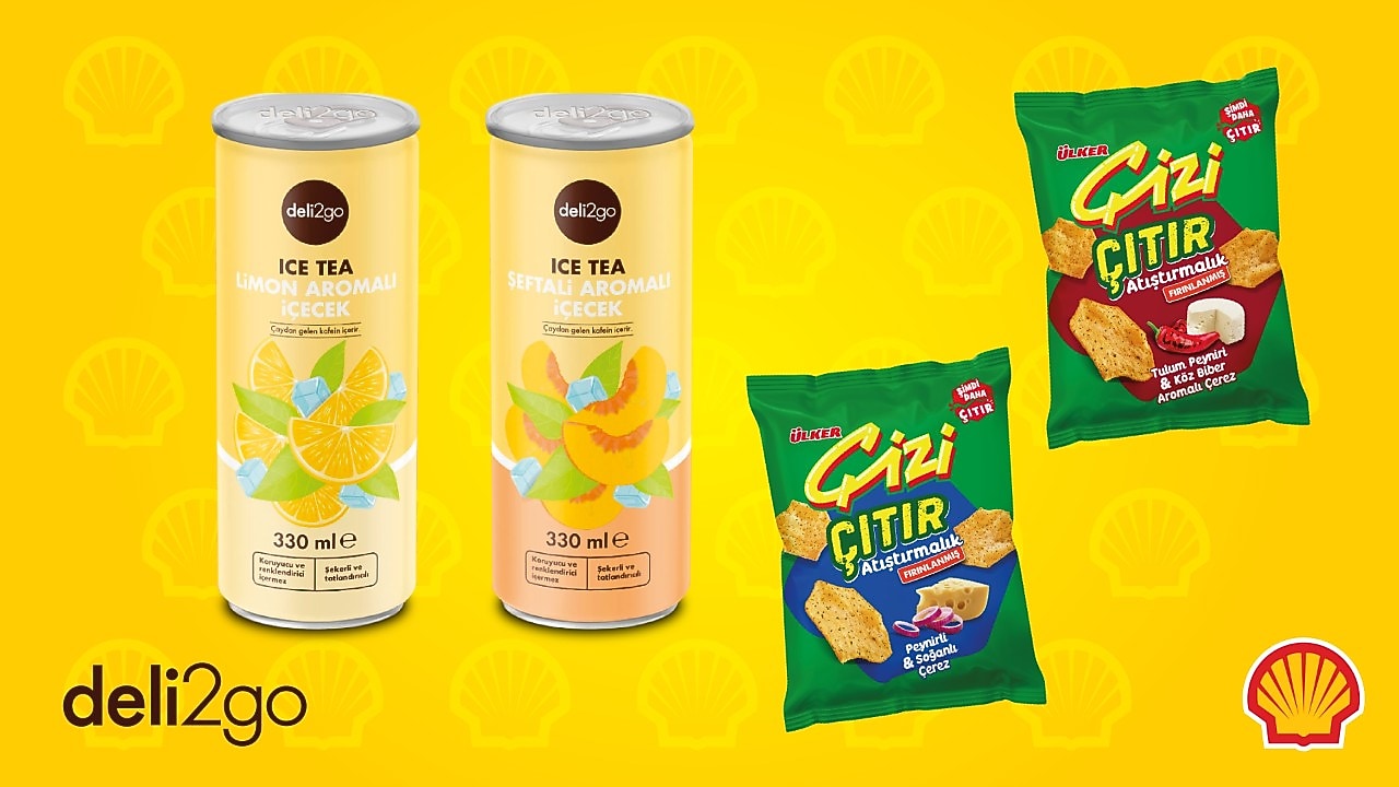 Shell ClubSmart Hep Kazan ile deli2go Ice-Tea Yanında Alınacak Ülker Çizi Çıtır Atıştırmalık 1 TL!