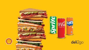 Shell ClubSmart Hep Kazan ile deli2go Sandviç ile Sıcak Lezzetlerin Yanında Alınacak Soğuk İçecek 1 TL!
