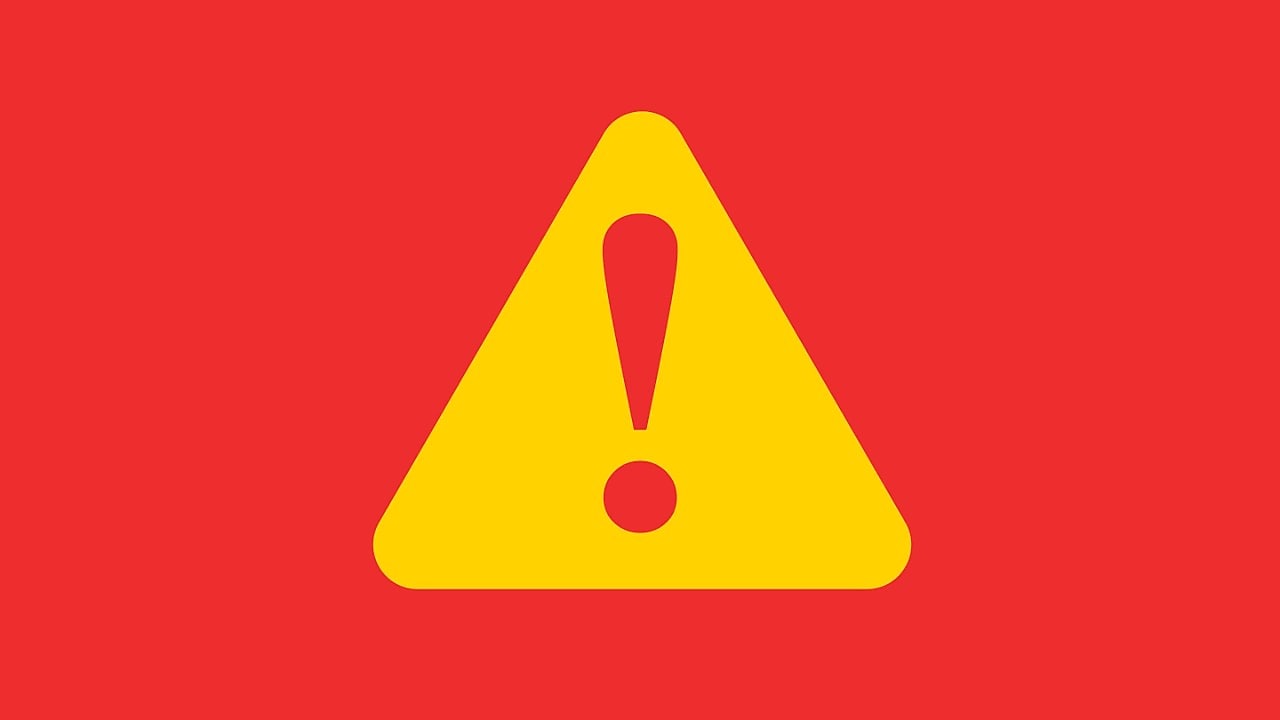 Uyarı, acil durum logosu