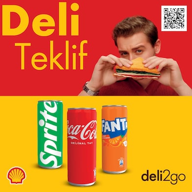 deli2go Sandviç Yanında Soğuk İçecek 1 TL!