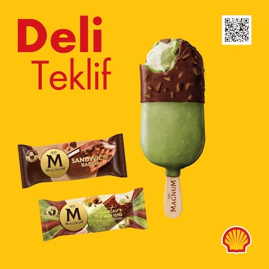 Shell ClubSmart Hep Kazan ile Algida Magnum 2.Ürün 1 TL!