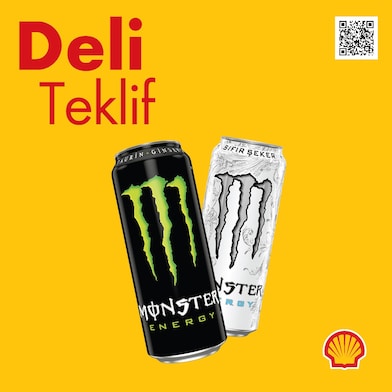 Monster Enerji İçeceği Çeşitlerinde 2. Ürün 1 TL!