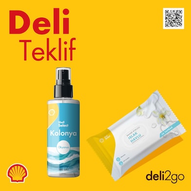Shell Select Islak Mendil veya Kolonya 2. Ürün 1 TL!  