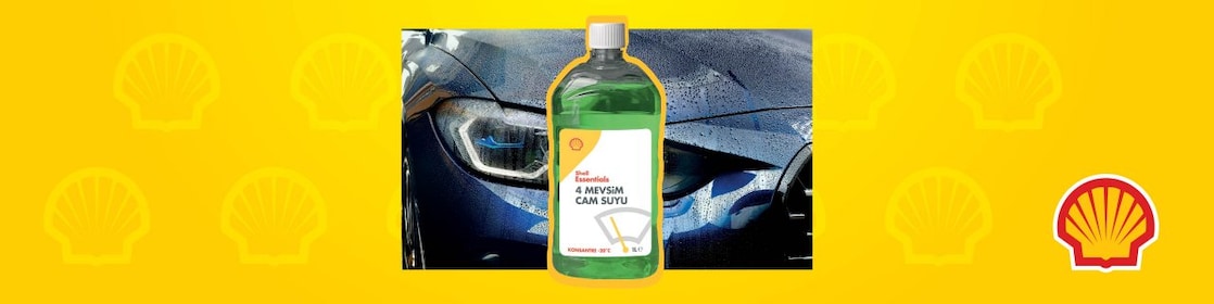 Shell ClubSmart Hep Kazan ile Araç Yıkama Hizmeti Yanında Alınacak Cam Suyu Ürünü 1 TL!