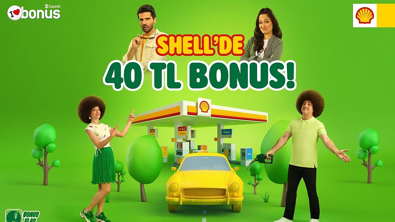 Shell'de Garanti Bonusflaş'a Özel 40 TL Değerinde Bonus Kalitesiyle