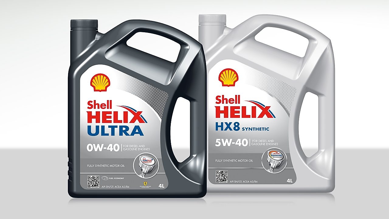 Shell Helix Tam Sentetik Motor Yağları Ürün Yelpazesi