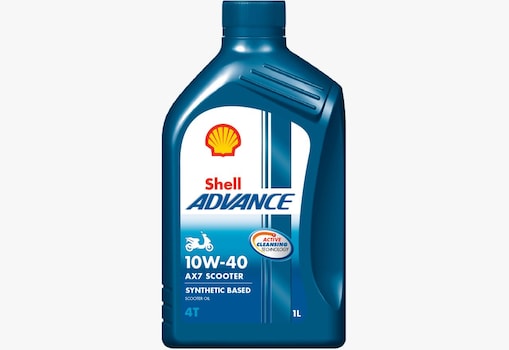 Shell Advance 4T AX7 Scooter ürün fotoğrafı