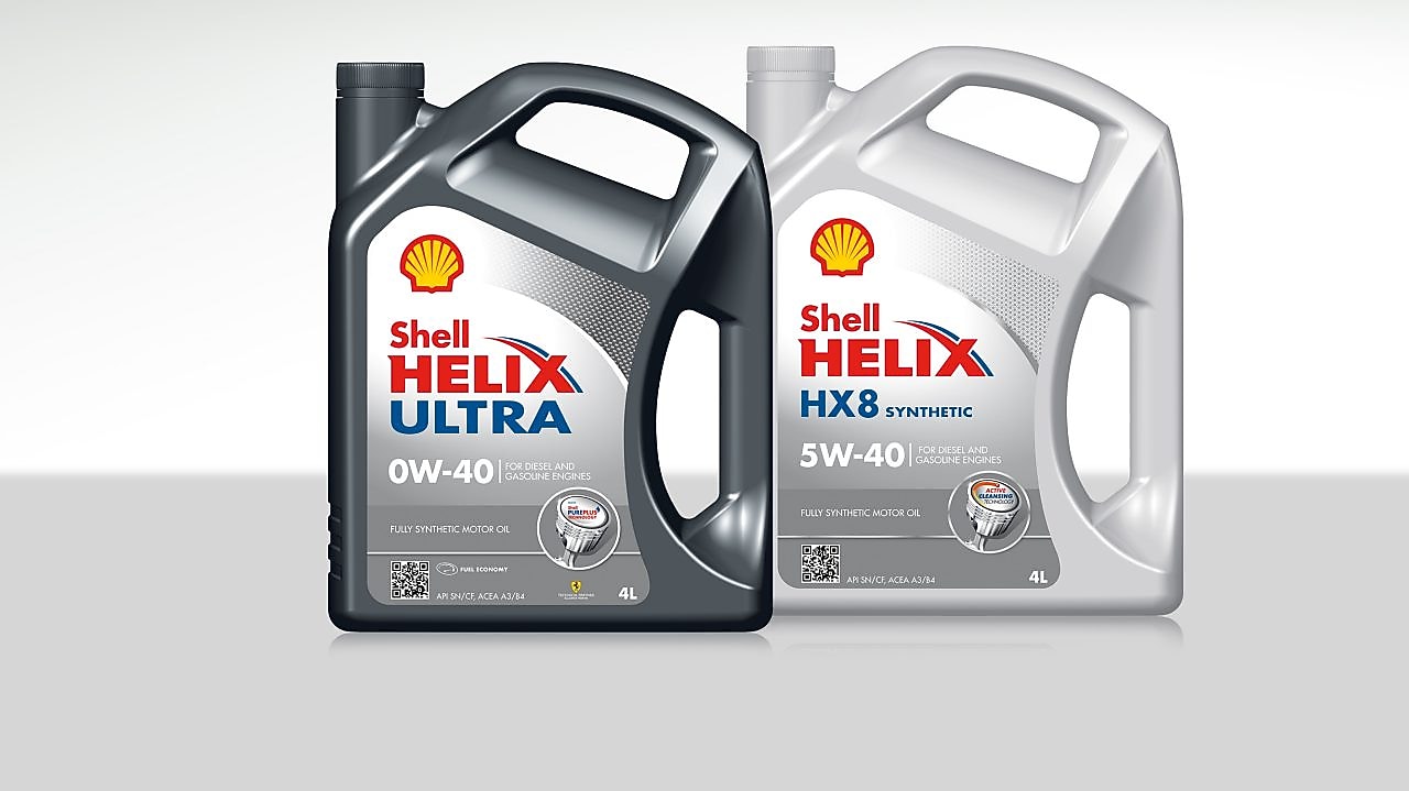 Shell Helix Tam Sentetik Motor Yağları Ürün Yelpazesi