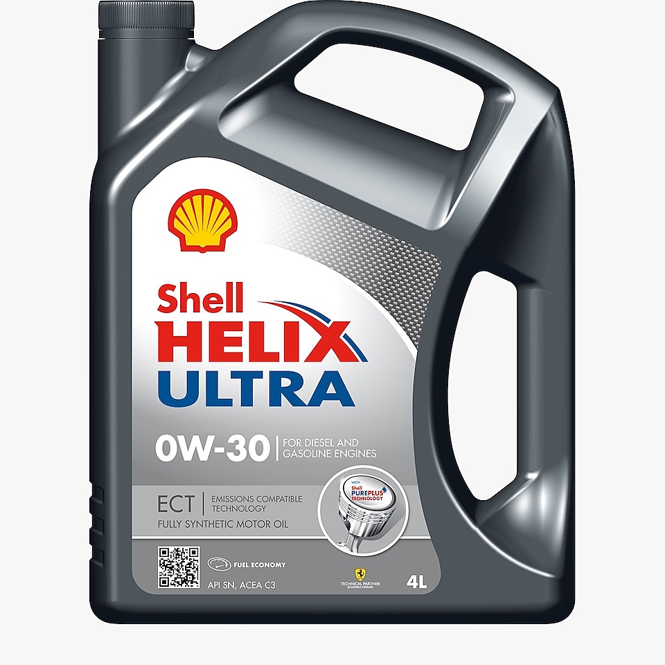 Shell Helix Ultra ECT 0W-30 ürün fotoğrafı