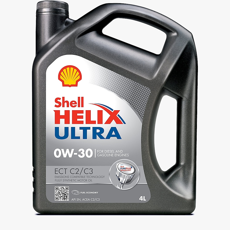 Shell Helix Ultra ECT C2 C3 0W-30 ürün fotoğrafı