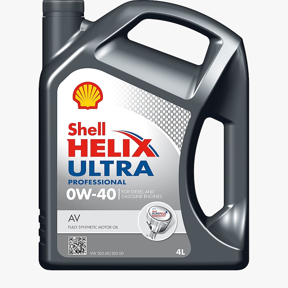 Shell Helix Ultra Professional AV 0W-40 ürün fotoğrafı