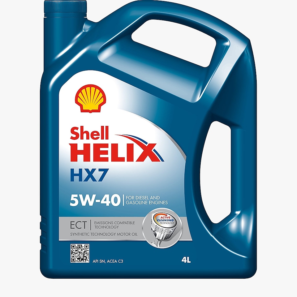 Shell Helix HX7 ECT 5W-40 ürün fotoğrafı