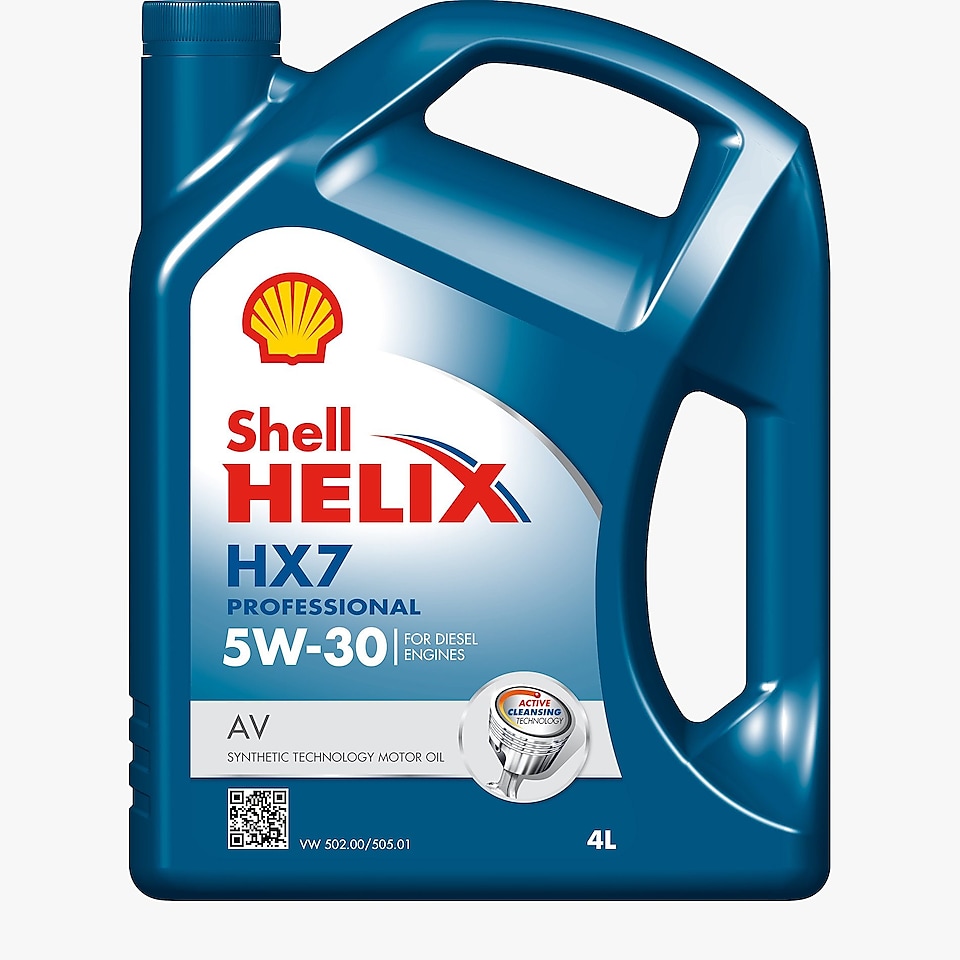 Shell Helix HX7 Professional AV 5W-30 ürün fotoğrafı