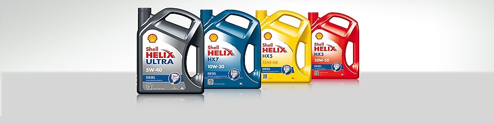 Shell Helix Dizel yağı ürün yelpazesi