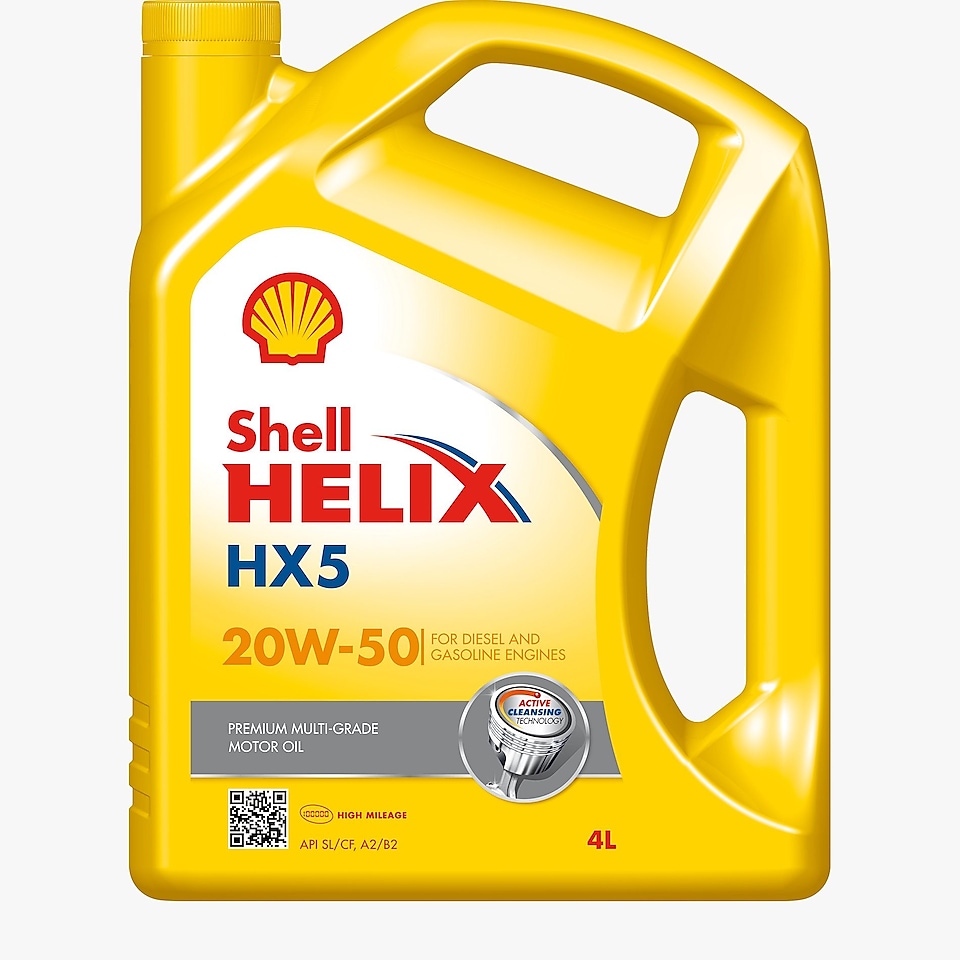 Shell Helix HX5 20W-50 ürün fotoğrafı