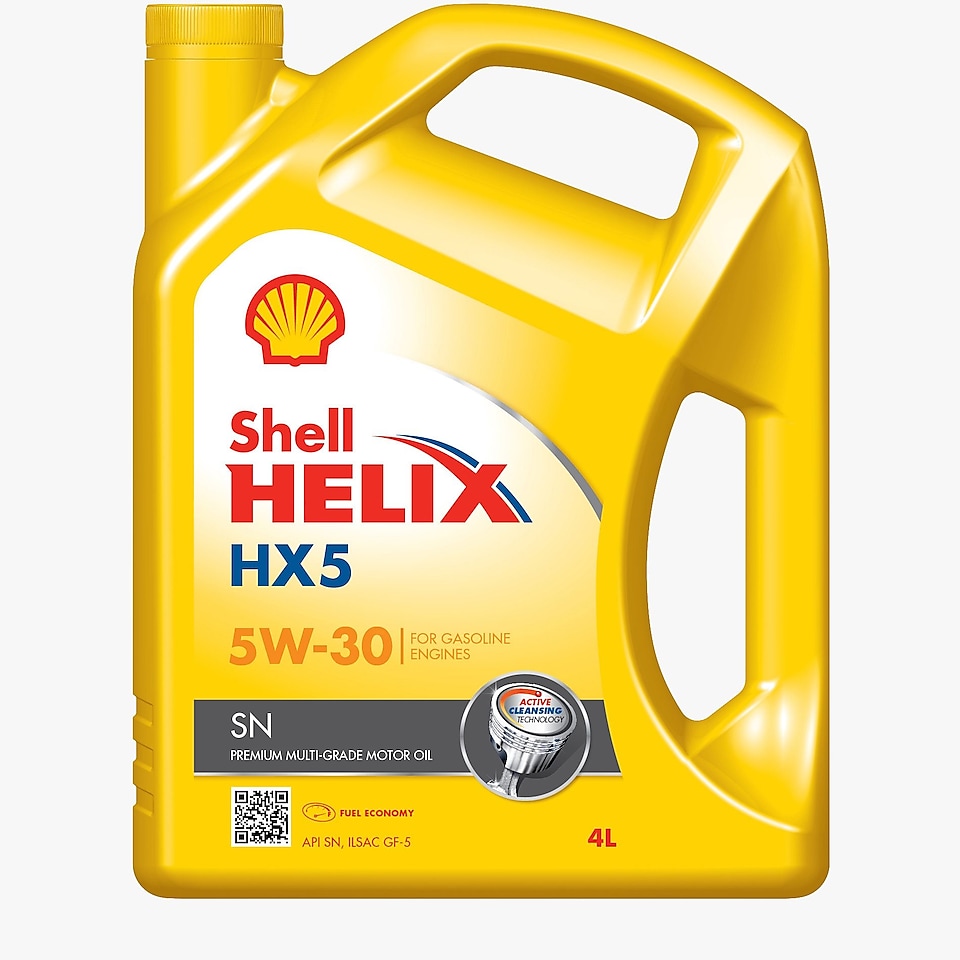  Shell Helix HX5 SN 5W-30 ürün fotoğrafı